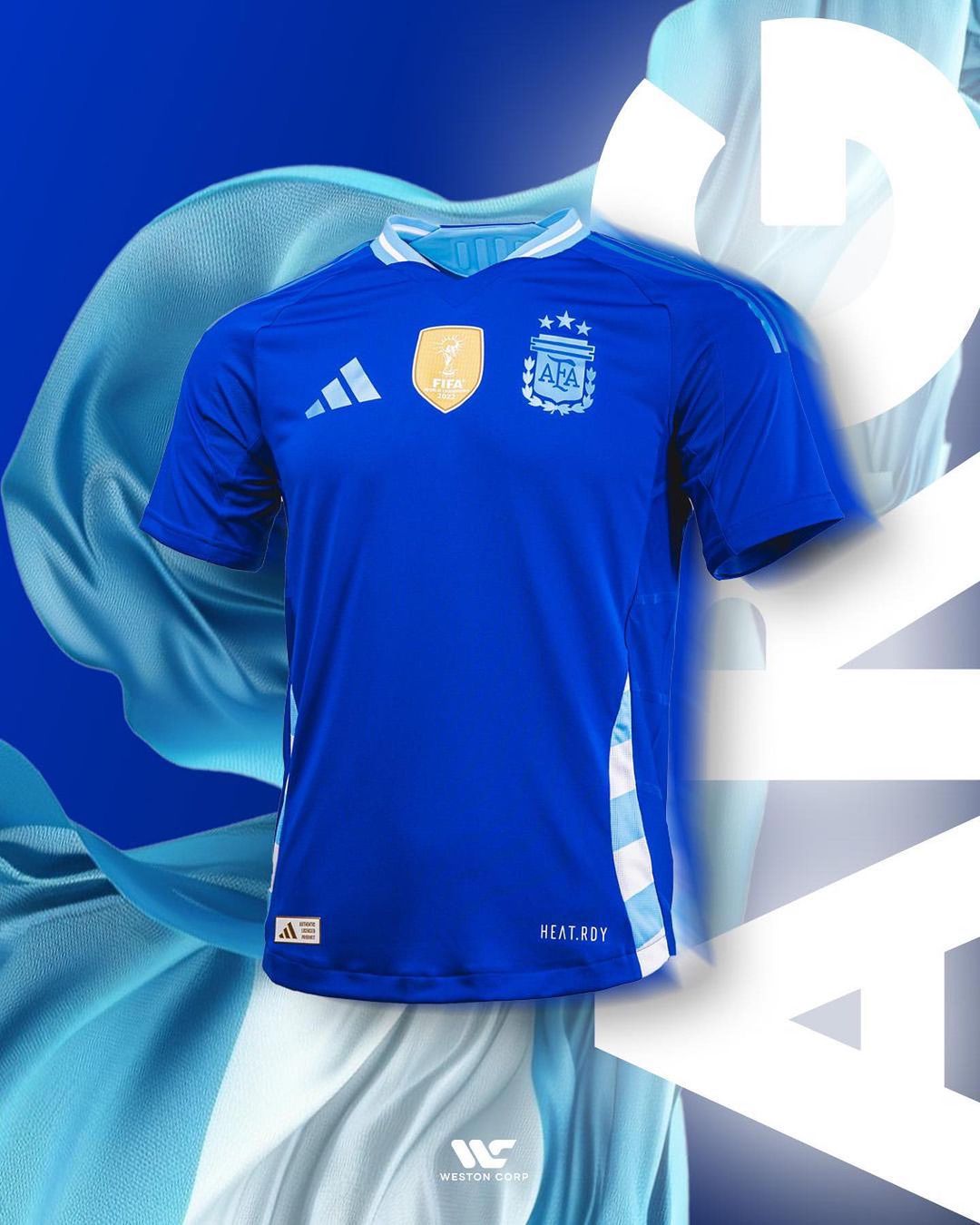 Argentina 2024 Away Jersey Champions Kit