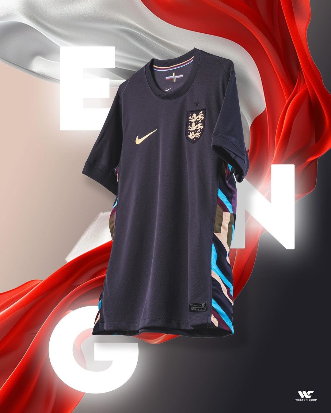 England 2024 Away Jersey – Champions Kit