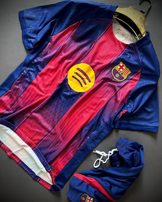 FC Barcelona 2025/26 Home Jersey Set (With Shorts)