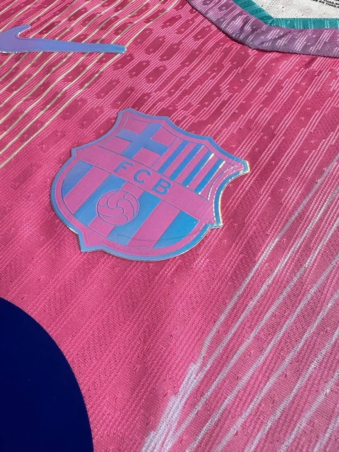 FC Barcelona 2025/26 Special Edition Pink Jersey (Player Version)