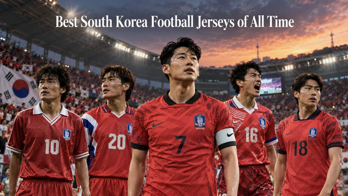 Best South Korea Football Jerseys of All Time - Top 10 Ranked