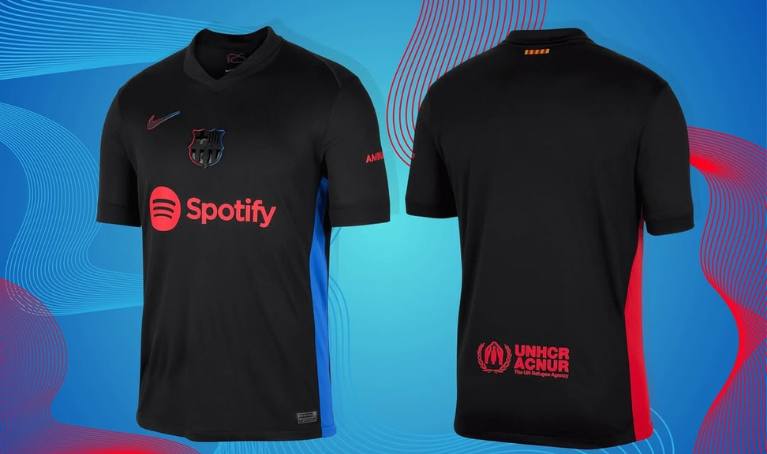 Barcelona FC 2024/25 Away Shirt Released – Sleek Black Design