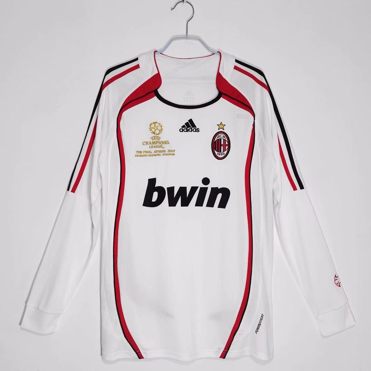 RETRO FULL SLEEVES AC MILAN AWAY 2006/07 Football Jerseys India Online