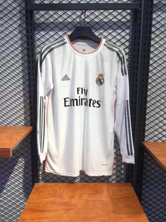 RETRO FULL SLEEVES REAL MADRID HOME 2013/14 Football Jerseys India Online