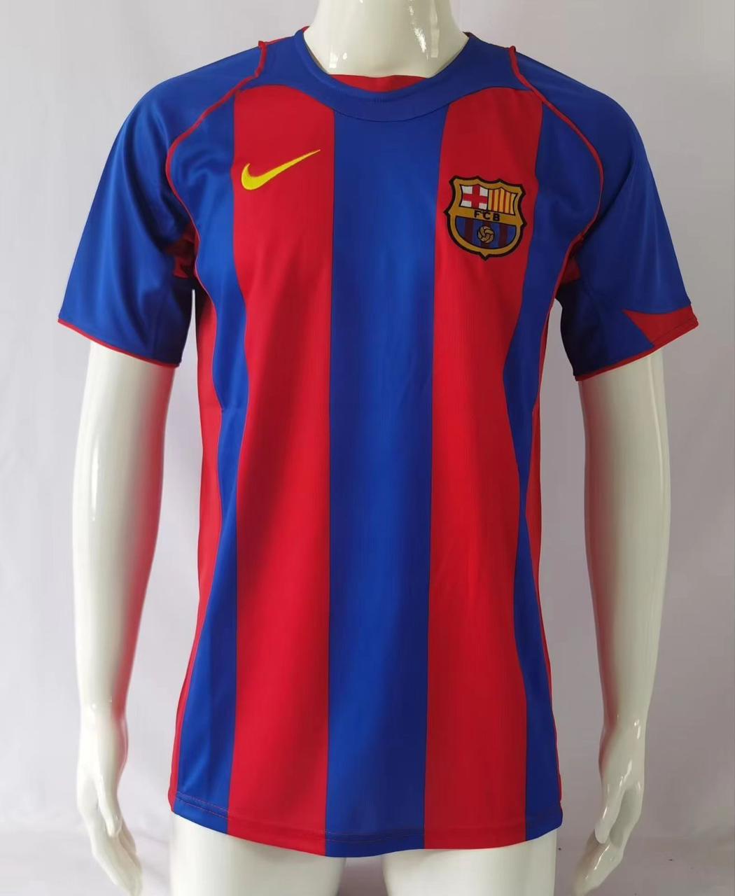 RETRO FC BARCELONA HOME 2004/05 Football Jerseys India Online