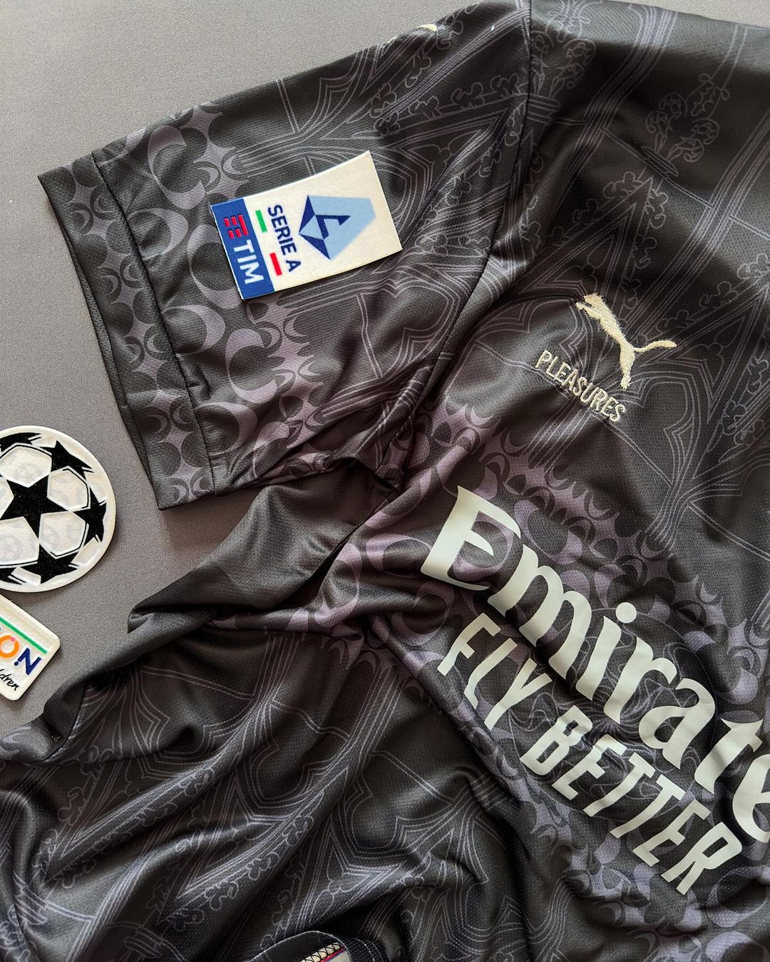 AC Milan X Pleasures 2024 Forth Set (With Shorts) Jerseys Football Jerseys India Online