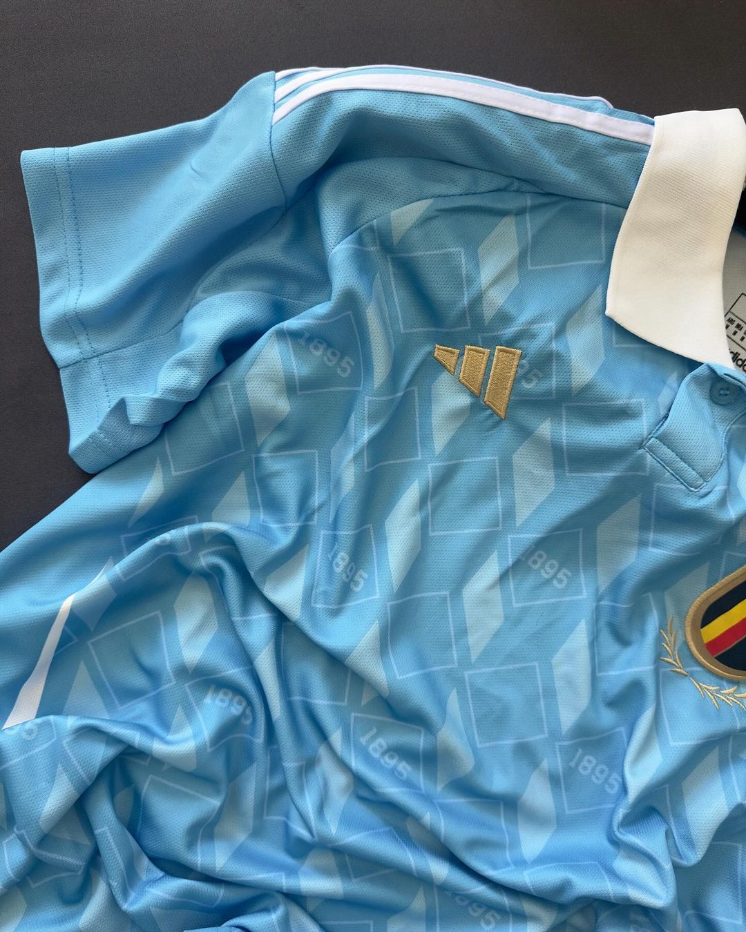 Belgium 2024 Away Set (With Blue Shorts) Jerseys Adidas Jersey Football Jerseys India Online