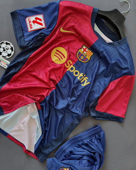 FC Barcelona 2024 Home Set (With Shorts) Jerseys Jersey Football Jerseys India Online