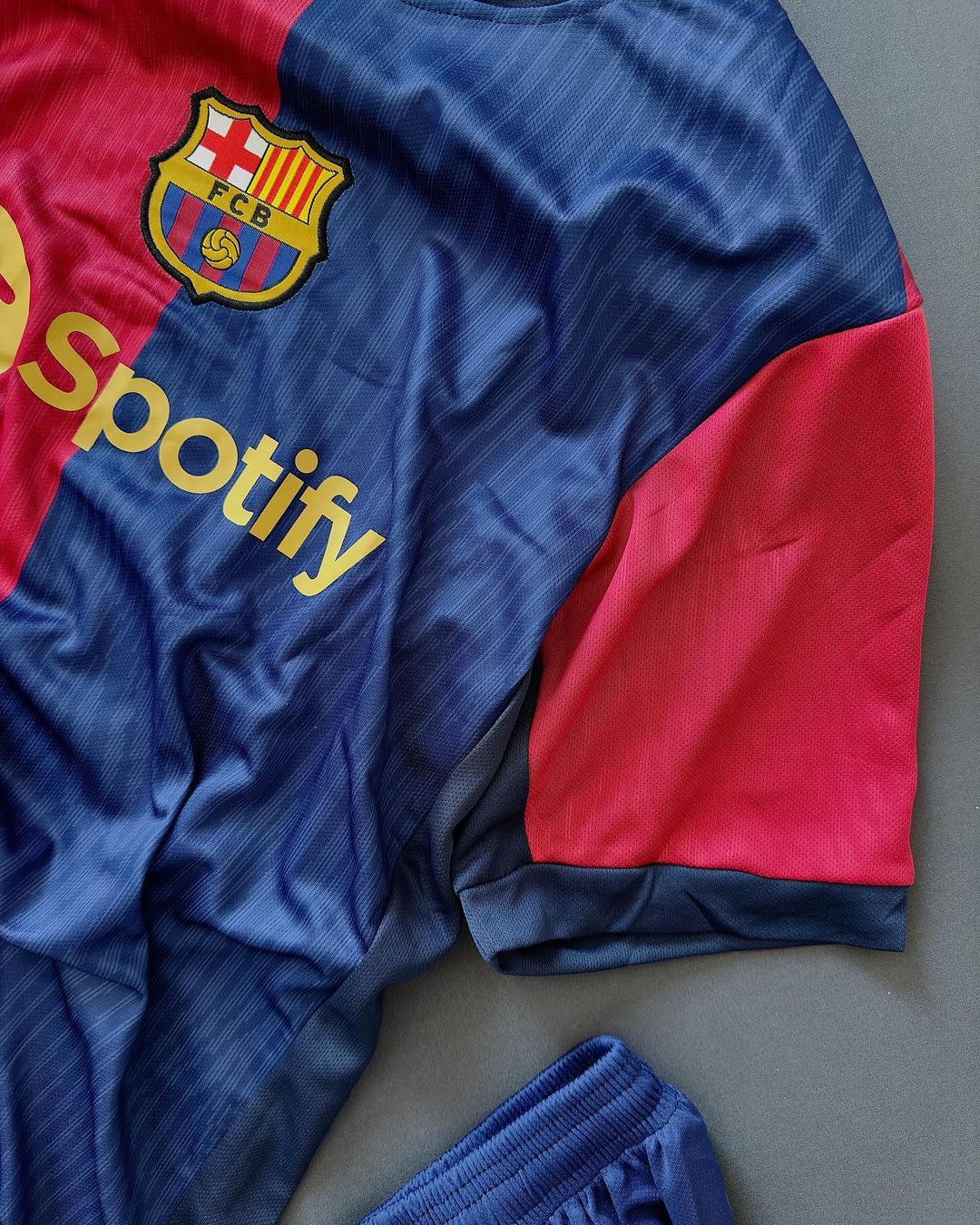 FC Barcelona 2024 Home Set (With Shorts) Jerseys Jersey Football Jerseys India Online