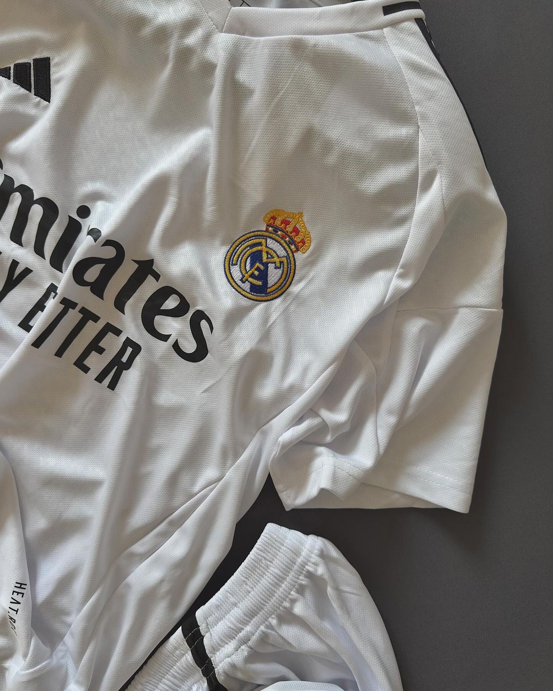 Real Madrid 2024 Home Set (With Shorts) Jerseys Adidas Jersey Football Jerseys India Online