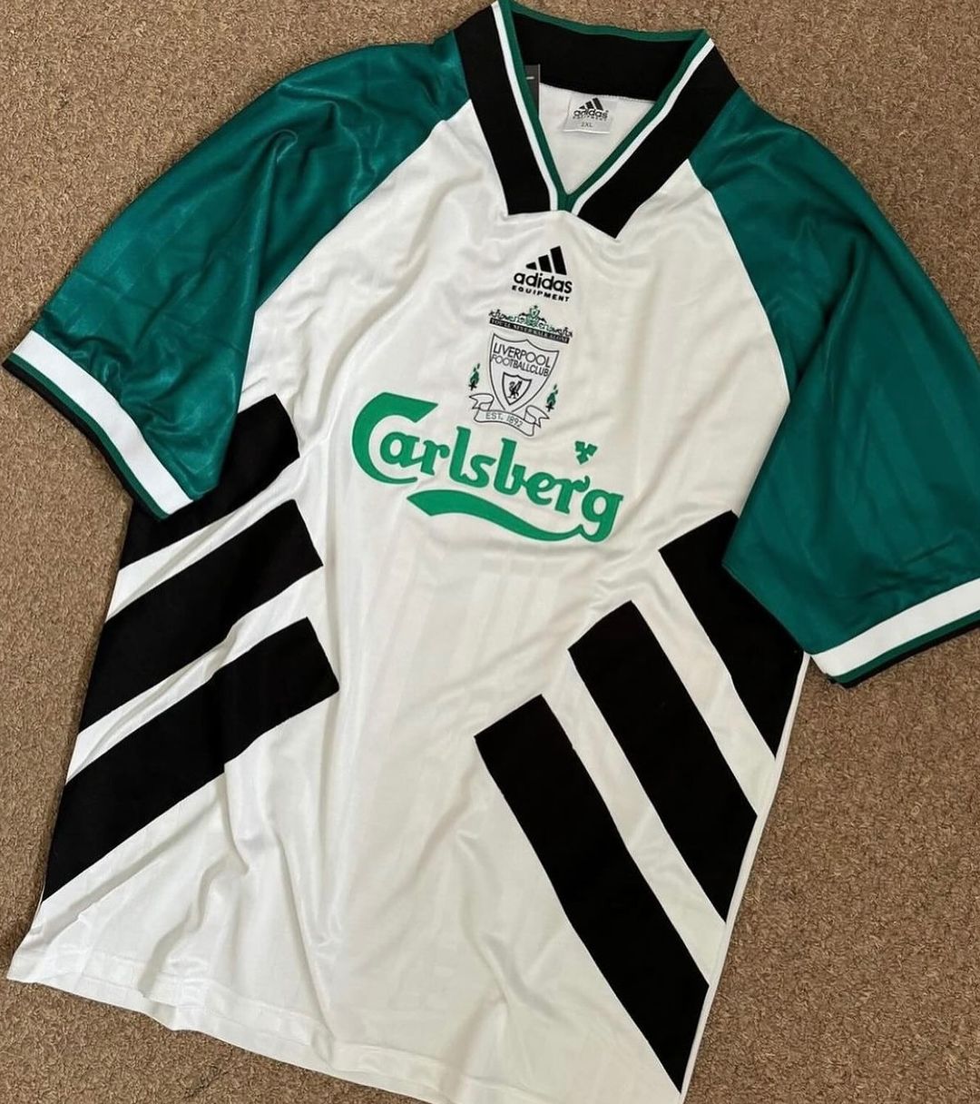 Retro Liverpool 1994-96 Away Jersey(Half Sleeves) Jerseys Adidas Jersey Football Jerseys India Online