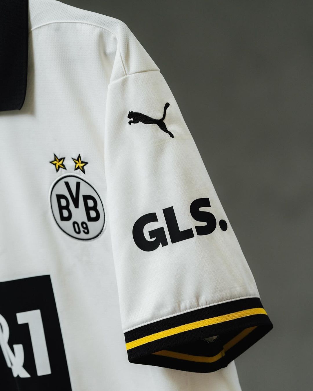 BVB Dortmund 2024 Away Jersey (Player Version)(White Logo, Not Black) Jerseys Jersey Puma Football Jerseys India Online