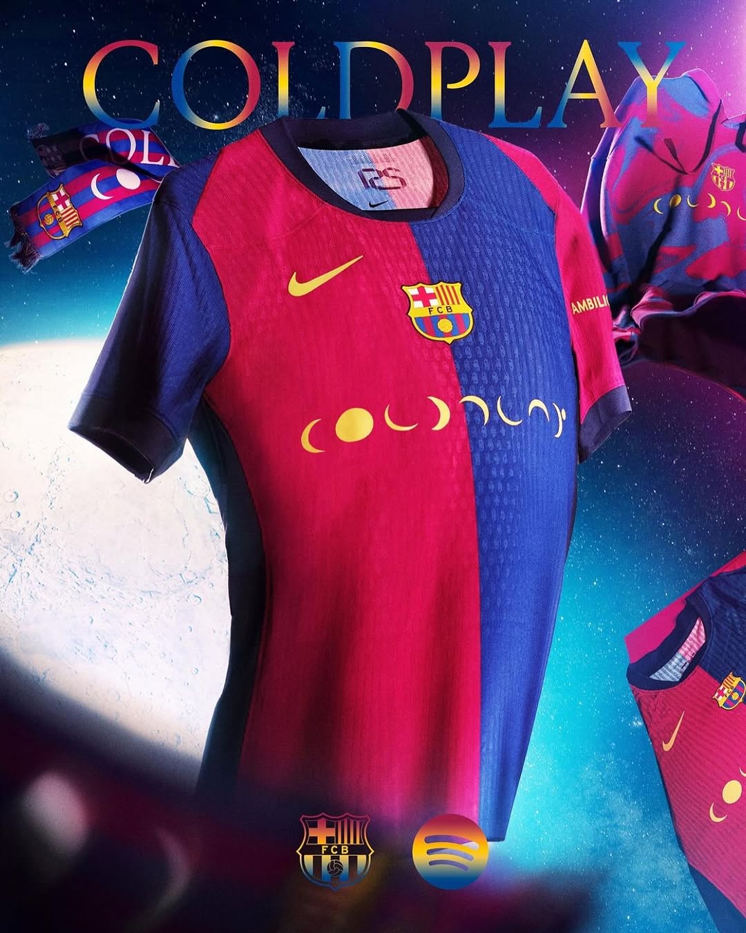 FC Barcelona X Coldplay Home Jersey (Player Version)