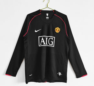 RETRO FULL SLEEVES MANCHESTER UNITED AWAY 2007/08