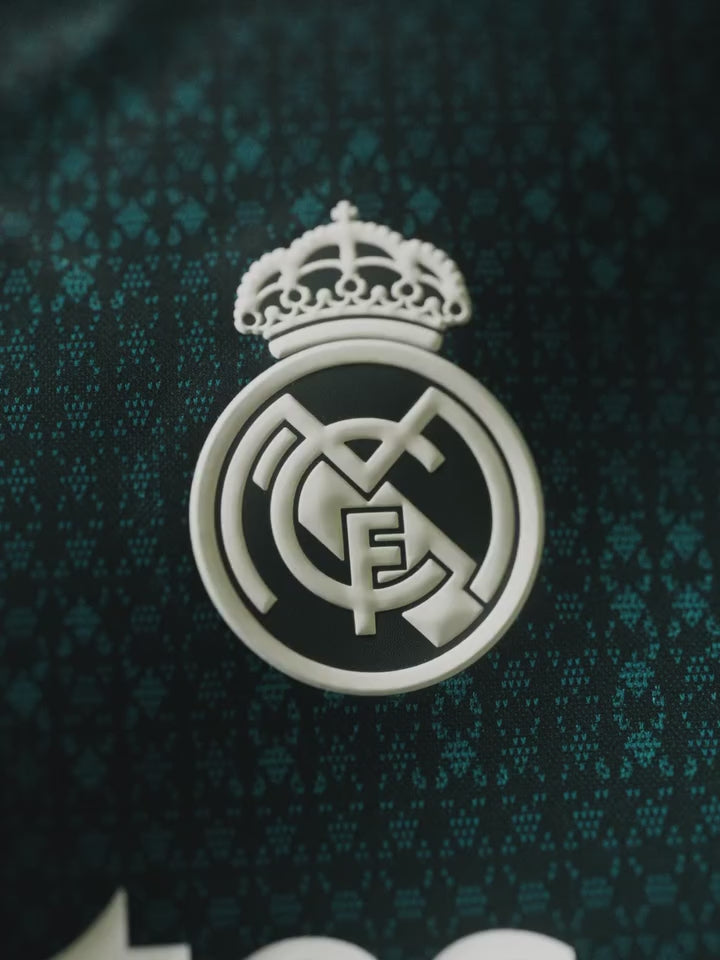 Load video: Real Madrid 2026/27 Away Jersey (Player Version) – adidas Football Jersey – Video