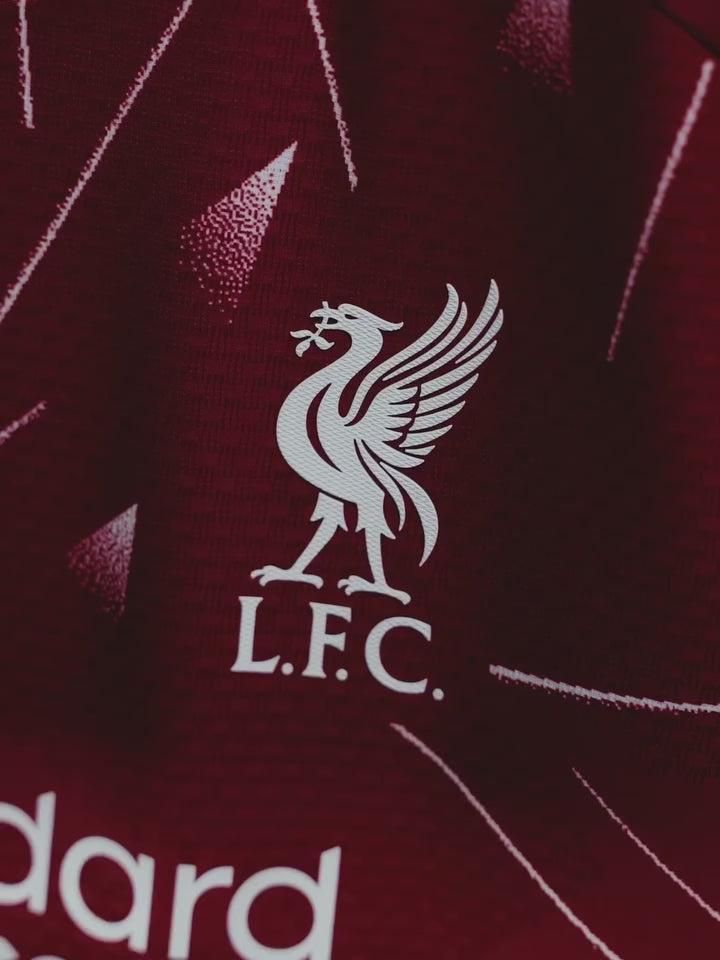 Load video: Liverpool 2026/27 Home Jersey (Player Version) – adidas Football Jersey – Video
