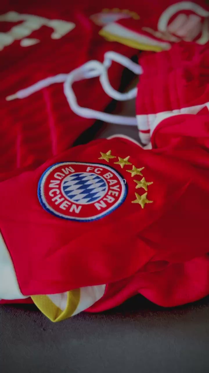 Load video: Bayern Munich 2026/27 Home Set (With Shorts)
