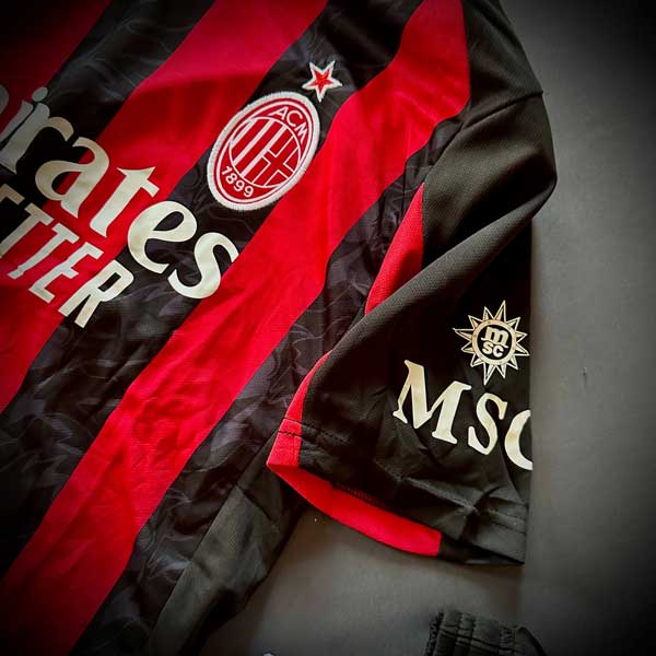 AC Milan 2025/26 Home Set (With Shorts)