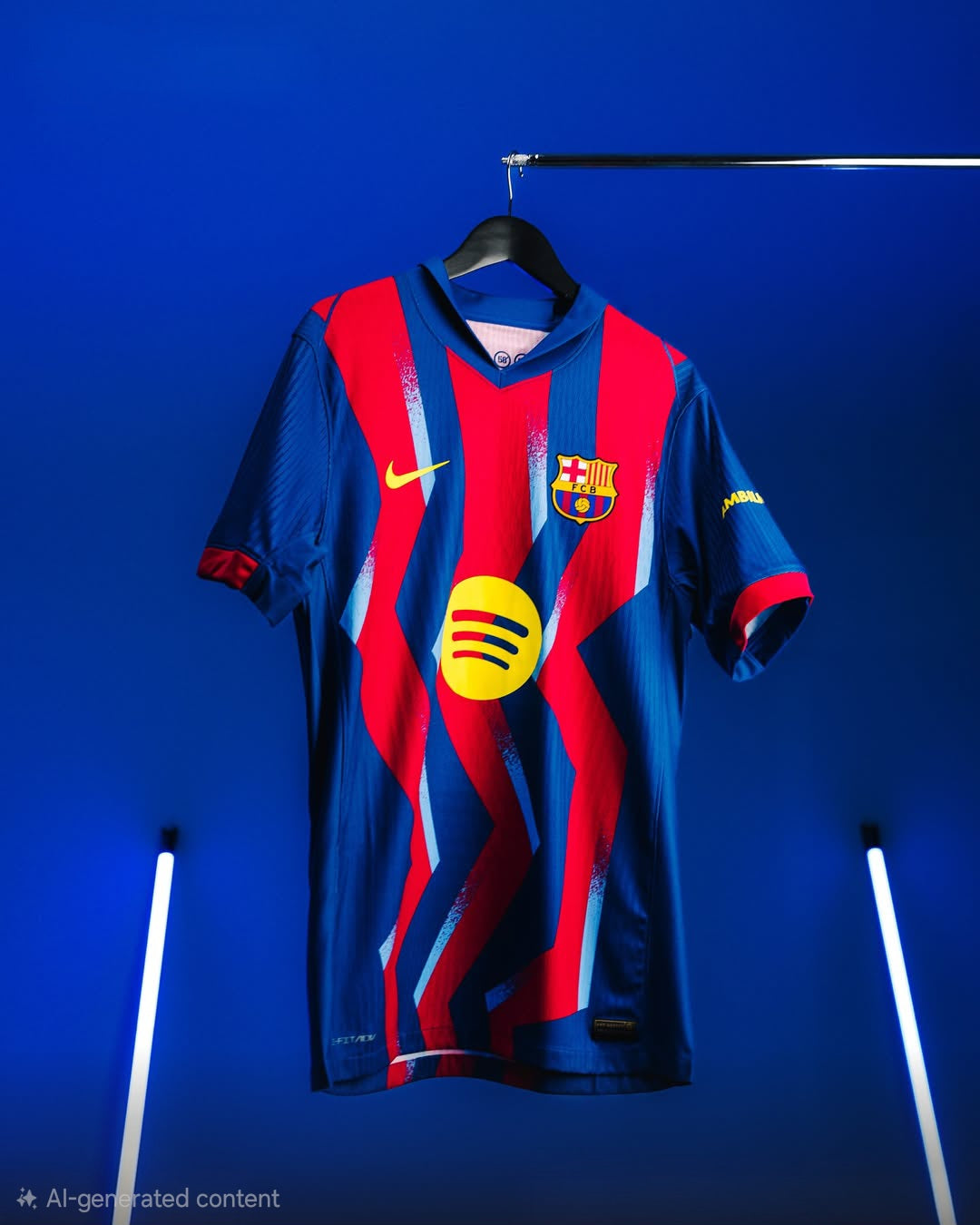 FC Barcalona 2025/26 El Clasico Fourth Jersey (Player Version)