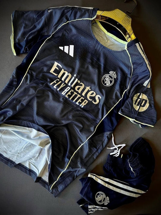 Real Madrid 2025/26 Away Set (With Shorts)