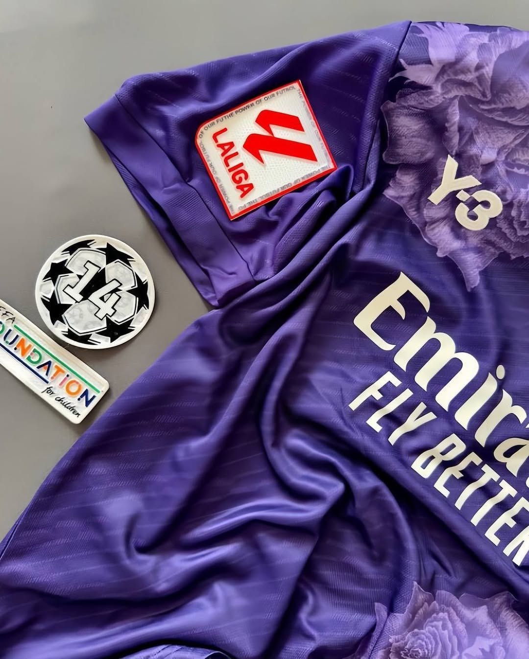 Real Madrid Y3 Purple Set (With Shorts)