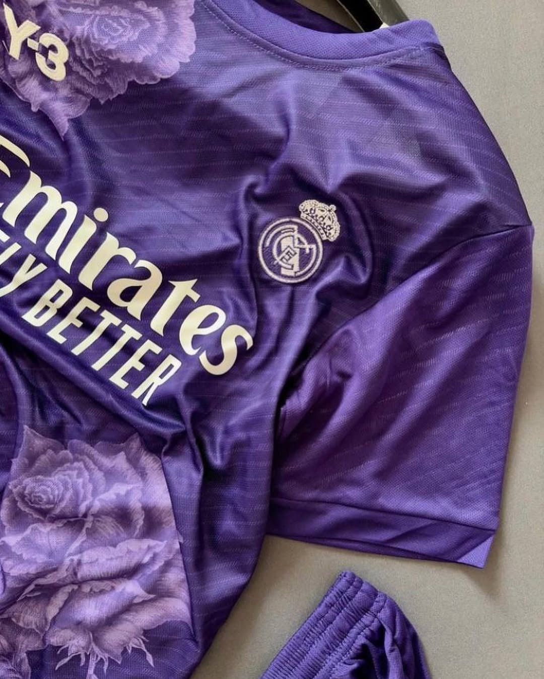 Real Madrid Y3 Purple Set (With Shorts)