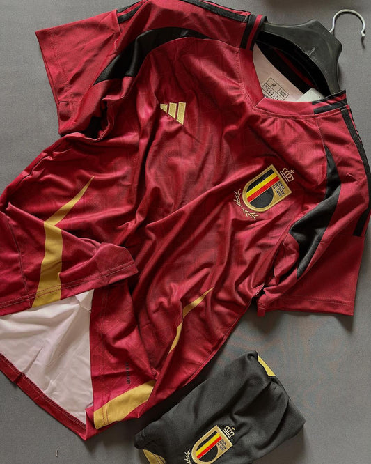 Belgium 2024 Home Set (With Shorts) Jerseys Adidas Jersey Football Jerseys India Online