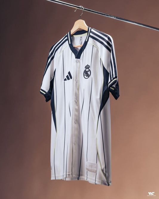 Real Madrid Special Edition Baseball-Inspired Jersey